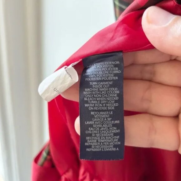 girls plaid taffeta Christmas winter dress - Picture 8 of 8